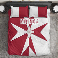 Malta Bedding Set with Red White Crossburst Design - Wonder Print Shop