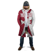 Malta Cloak with Red White Crossburst Design - Wonder Print Shop