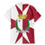 Malta Family Matching Mermaid Dress and Hawaiian Shirt with Red White Crossburst Design - Wonder Print Shop