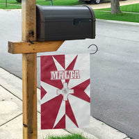 Malta Garden Flag with Red White Crossburst Design - Wonder Print Shop