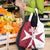 Malta Grocery Bag with Red White Crossburst Design - Wonder Print Shop
