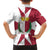 Malta Hawaiian Shirt with Red White Crossburst Design - Wonder Print Shop
