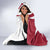 Malta Hooded Blanket with Red White Crossburst Design - Wonder Print Shop