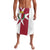 Malta Lavalava with Red White Crossburst Design - Wonder Print Shop