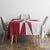 Malta Tablecloth with Red White Crossburst Design - Wonder Print Shop