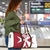 Malta Travel Bag with Red White Crossburst Design - Wonder Print Shop