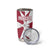 Malta Tumbler Cup with Red White Crossburst Design - Wonder Print Shop