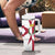 Malta Tumbler With Handle with Red White Crossburst Design - Wonder Print Shop