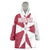 Malta Wearable Blanket Hoodie with Red White Crossburst Design - Wonder Print Shop