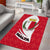 Malta Area Rug with Red White Swirl Design - Wonder Print Shop