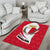 Malta Area Rug with Red White Swirl Design - Wonder Print Shop