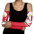 Malta Arm Sleeves with Red White Swirl Design - Wonder Print Shop