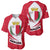 Malta Baseball Jersey with Red White Swirl Design - Wonder Print Shop
