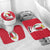 Malta Bathroom Set with Red White Swirl Design - Wonder Print Shop