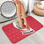 Malta Bathroom Set with Red White Swirl Design - Wonder Print Shop