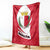 Malta Blanket with Red White Swirl Design - Wonder Print Shop