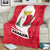 Malta Blanket with Red White Swirl Design - Wonder Print Shop