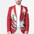 Malta Blazer with Red White Swirl Design - Wonder Print Shop