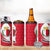 Malta 4 in 1 Can Cooler Tumbler with Red White Swirl Design - Wonder Print Shop