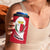 Malta 4 in 1 Can Cooler Tumbler with Red White Swirl Design - Wonder Print Shop