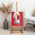 Malta Canvas Wall Art with Red White Swirl Design - Wonder Print Shop