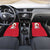 Malta Car Mats with Red White Swirl Design - Wonder Print Shop