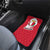 Malta Car Mats with Red White Swirl Design - Wonder Print Shop