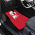 Malta Car Mats with Red White Swirl Design - Wonder Print Shop