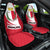 Malta Car Seat Cover with Red White Swirl Design - Wonder Print Shop