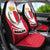 Malta Car Seat Cover with Red White Swirl Design - Wonder Print Shop