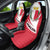Malta Car Seat Cover with Red White Swirl Design - Wonder Print Shop