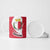 Malta Ceramic Mug with Red White Swirl Design - Wonder Print Shop