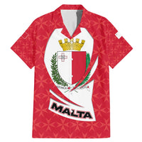 Malta Family Matching Mermaid Dress and Hawaiian Shirt with Red White Swirl Design - Wonder Print Shop