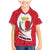 Malta Family Matching Mermaid Dress and Hawaiian Shirt with Red White Swirl Design - Wonder Print Shop