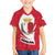 Malta Family Matching Puletasi and Hawaiian Shirt with Red White Swirl Design - Wonder Print Shop