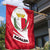 Malta Garden Flag with Red White Swirl Design - Wonder Print Shop