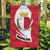Malta Garden Flag with Red White Swirl Design - Wonder Print Shop
