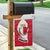 Malta Garden Flag with Red White Swirl Design - Wonder Print Shop
