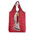 Malta Grocery Bag with Red White Swirl Design - Wonder Print Shop