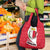 Malta Grocery Bag with Red White Swirl Design - Wonder Print Shop