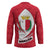 Malta Hockey Jersey with Red White Swirl Design - Wonder Print Shop