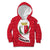 Malta Kid Hoodie with Red White Swirl Design - Wonder Print Shop