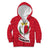 Malta Kid Hoodie with Red White Swirl Design - Wonder Print Shop