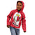 Malta Kid Hoodie with Red White Swirl Design - Wonder Print Shop