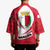 Malta Kimono with Red White Swirl Design - Wonder Print Shop