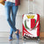 Malta Luggage Cover with Red White Swirl Design - Wonder Print Shop