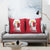 Malta Pillow Cover with Red White Swirl Design - Wonder Print Shop