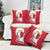 Malta Pillow Cover with Red White Swirl Design - Wonder Print Shop