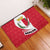 Malta Rubber Doormat with Red White Swirl Design - Wonder Print Shop
