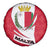 Malta Spare Tire Cover with Red White Swirl Design - Wonder Print Shop